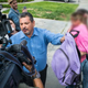 Foster parent Rusty Page carries Lexi, 6, as family-services workers arrive to take the child.
David Crane/Los Angeles News Group